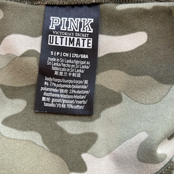 Victoria’s Secret Pink Camo Ultimate Leggings Like New - Picture 4 of 7